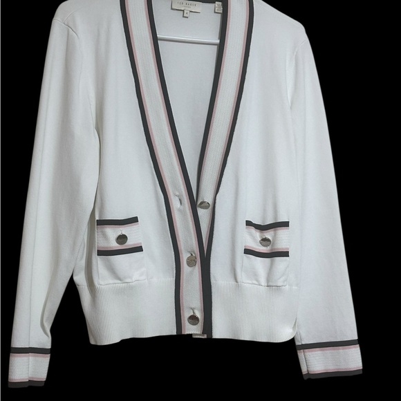TED BAKER Cropped Cardigan Size 4 (Large) - Picture 8 of 8